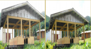 Construction de Hangar au Marché de Fomopea