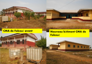 construction nouveau batiment CMA Fokoué