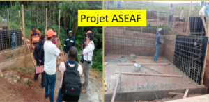 reconstruction du captage d eau